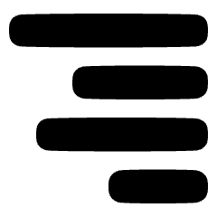 Align Right 1 Icon from Plump Solid Set