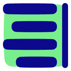 Align Right 2 Icon from Plump Pop Set