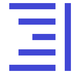 Align Right 2 Icon from Sharp Duo Set