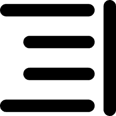 Align Right 2 Icon from Flex Solid Set