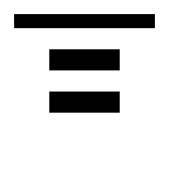 Align Start Icon from Sharp Line - Material Pro Set