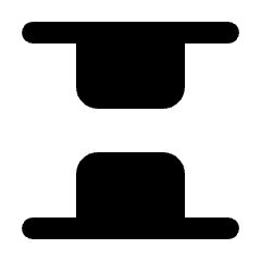 Align Stretch Icon from Rounded Line - Streamline Material Set