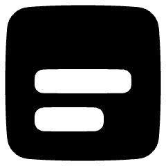 Align Text Bottom Icon from Plump Solid Set