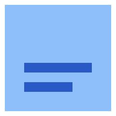 Align Text Bottom Icon from Sharp Flat Set