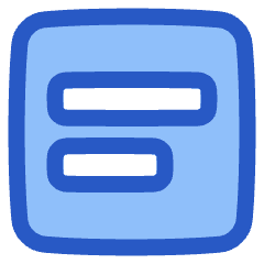 Align Text Center Icon from Plump Duo Set