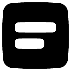 Align Text Center Icon from Plump Solid Set