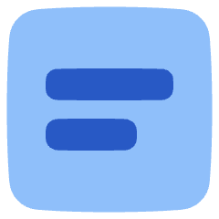 Align Text Center Icon from Plump Flat Set