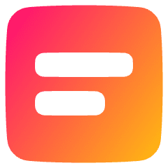 Align Text Center Icon from Plump Gradient Set