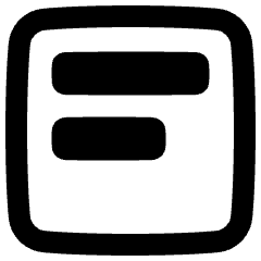 Align Text Top Icon from Plump Remix Set