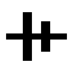 Align Vertical Center Icon from Sharp Line - Material Pro Set