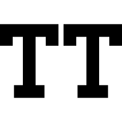 All Caps Icon from Sharp Remix Set