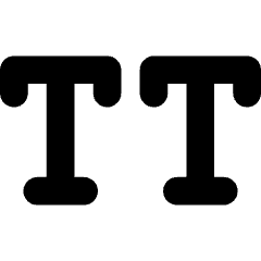 All Caps Icon from Core Solid Set