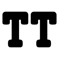 All Caps Icon from Plump Solid Set