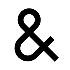 Ampersand Icon from Outlined Line - Streamline Material Set