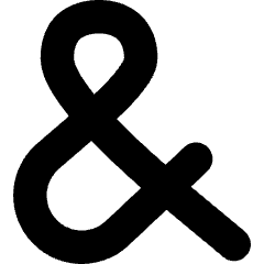 Ampersand Icon from Micro Solid Set