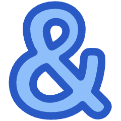 Ampersand Icon from Plump Duo Set
