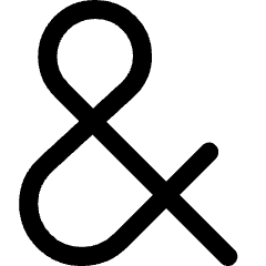 Ampersand Icon from Core Line Set