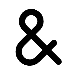 Ampersand Fill Icon from Rounded Fill - Streamline Material Set