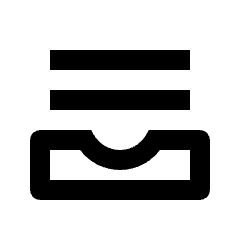 Archive Alt Icon from Outlined Line - Streamline Material Set