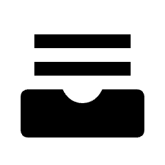 Archive Alt Fill Icon from Outlined Fill - Streamline Material Set