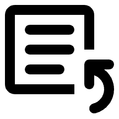 Article Shortcut Icon from Rounded Line - Streamline Material Set