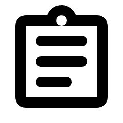 Assignment Icon from Rounded Line - Streamline Material Set