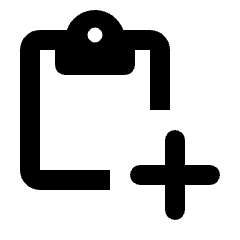 Assignment Add Alt Icon from Rounded Line - Material Pro Set