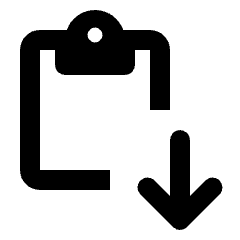 Assignment Returned Icon from Rounded Line - Streamline Material Set