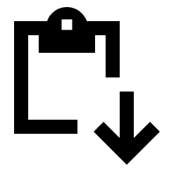 Assignment Returned Icon from Sharp Line - Material Pro Set