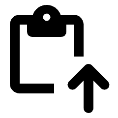 Assignment Submitted Icon from Rounded Line - Streamline Material Set