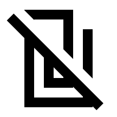 Attach File Off Icon from Sharp Line - Material Pro Set