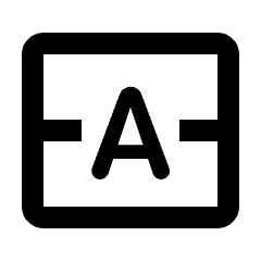 Auto Column Width Icon from Rounded Line - Streamline Material Set