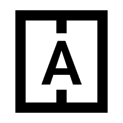 Auto Row Height Icon from Sharp Line - Material Pro Set