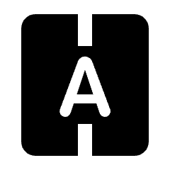 Auto Row Height Fill Icon from Rounded Fill - Material Pro Set