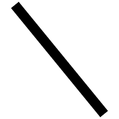 Back Slash Icon from Sharp Line Set