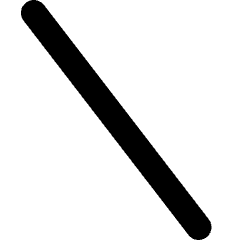 Back Slash Icon from Core Solid Set