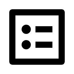 Ballot Icon from Outlined Line - Streamline Material Set