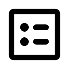 Ballot Icon from Rounded Line - Streamline Material Set