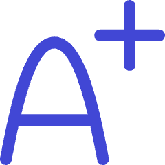 Bigger Text Plus Size Icon from Flex Duo Set