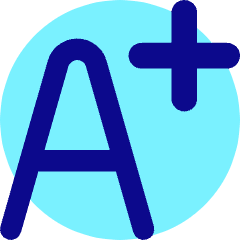 Bigger Text Plus Size Icon from Core Pop Set
