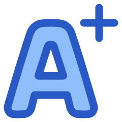 Bigger Text Plus Size Icon from Plump Duo Set