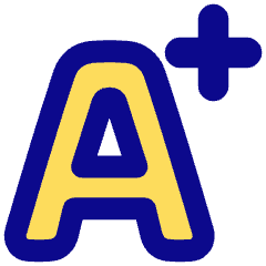 Bigger Text Plus Size Icon from Plump Pop Set