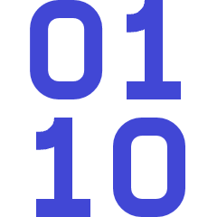 Binary Code Icon from Sharp Duo Set