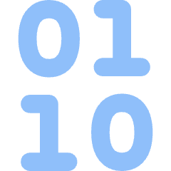 Binary Code Icon from Flex Flat Set