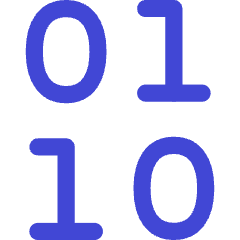 Binary Code Icon from Flex Duo Set