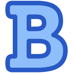 Bold Text Icon from Plump Duo Set