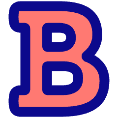 Bold Text Icon from Plump Pop Set