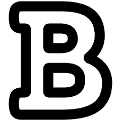 Bold Text Icon from Plump Remix Set