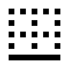 Border Bottom Fill Icon from Sharp Fill - Streamline Material Set