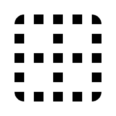 Border Clear Fill Icon from Rounded Fill - Material Pro Set